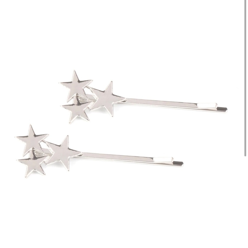 Suddenly Starstruck Silver Hair Clip NWT